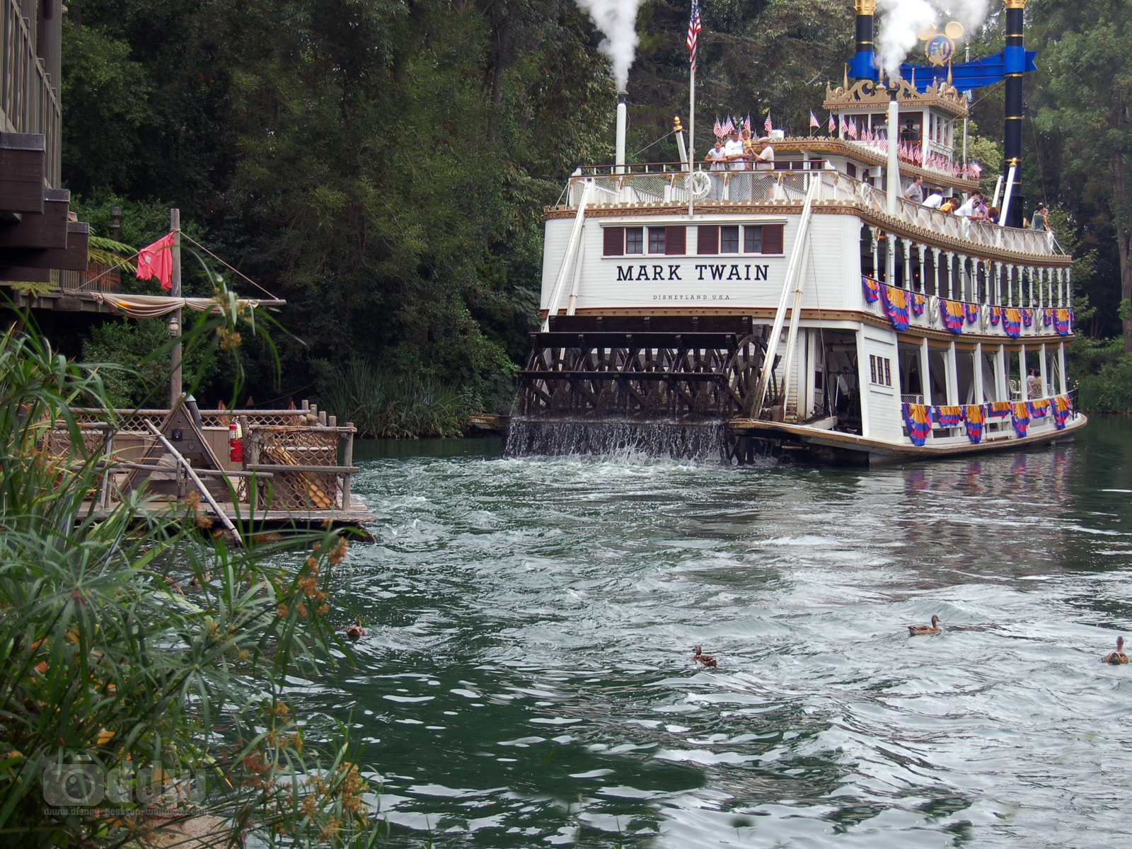 Disneyland Mark Twain Desktop Wallpaper