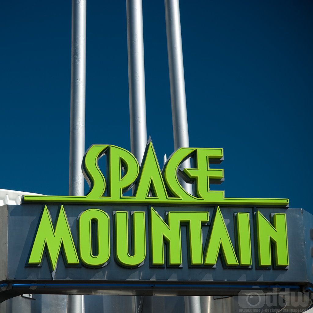 Space Mountain iPad Wallpaper
