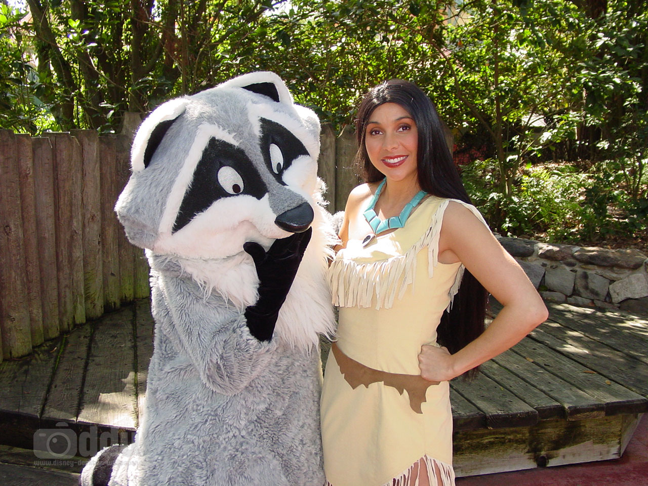 Pocahontas and Meeko Desktop Wallpaper